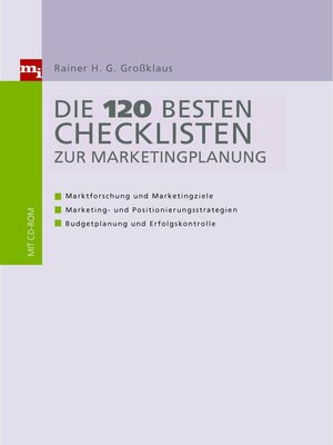 cover image of Die 140 besten Checklisten zur Marketingplanung